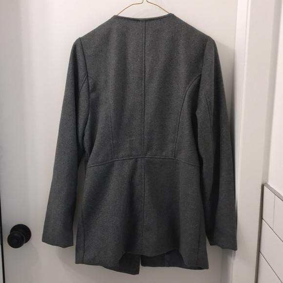 Grey Pea Coat - Picture 3 of 3